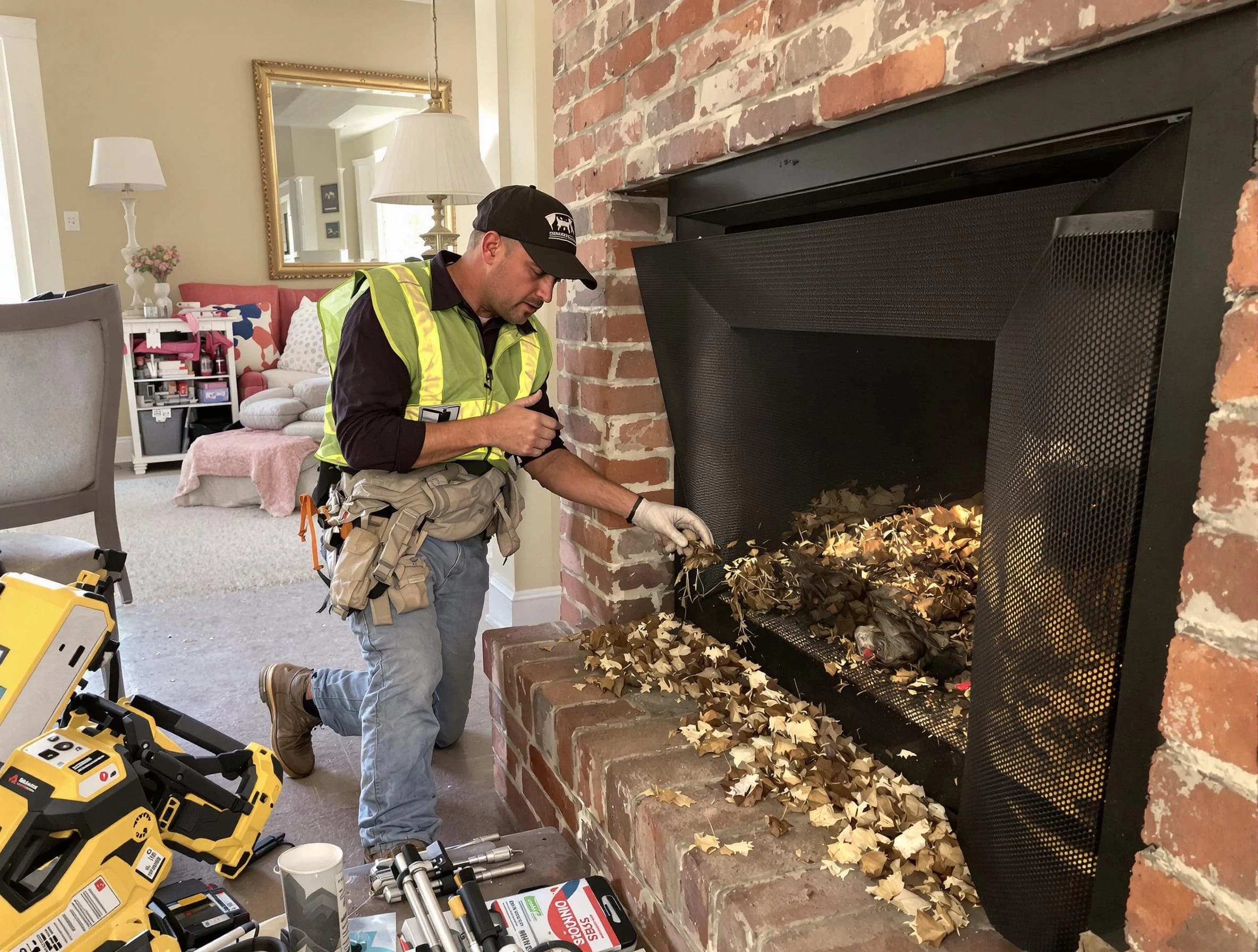 Safe screening installation by Marlboro Chimney Sweep in Marlboro, NJ