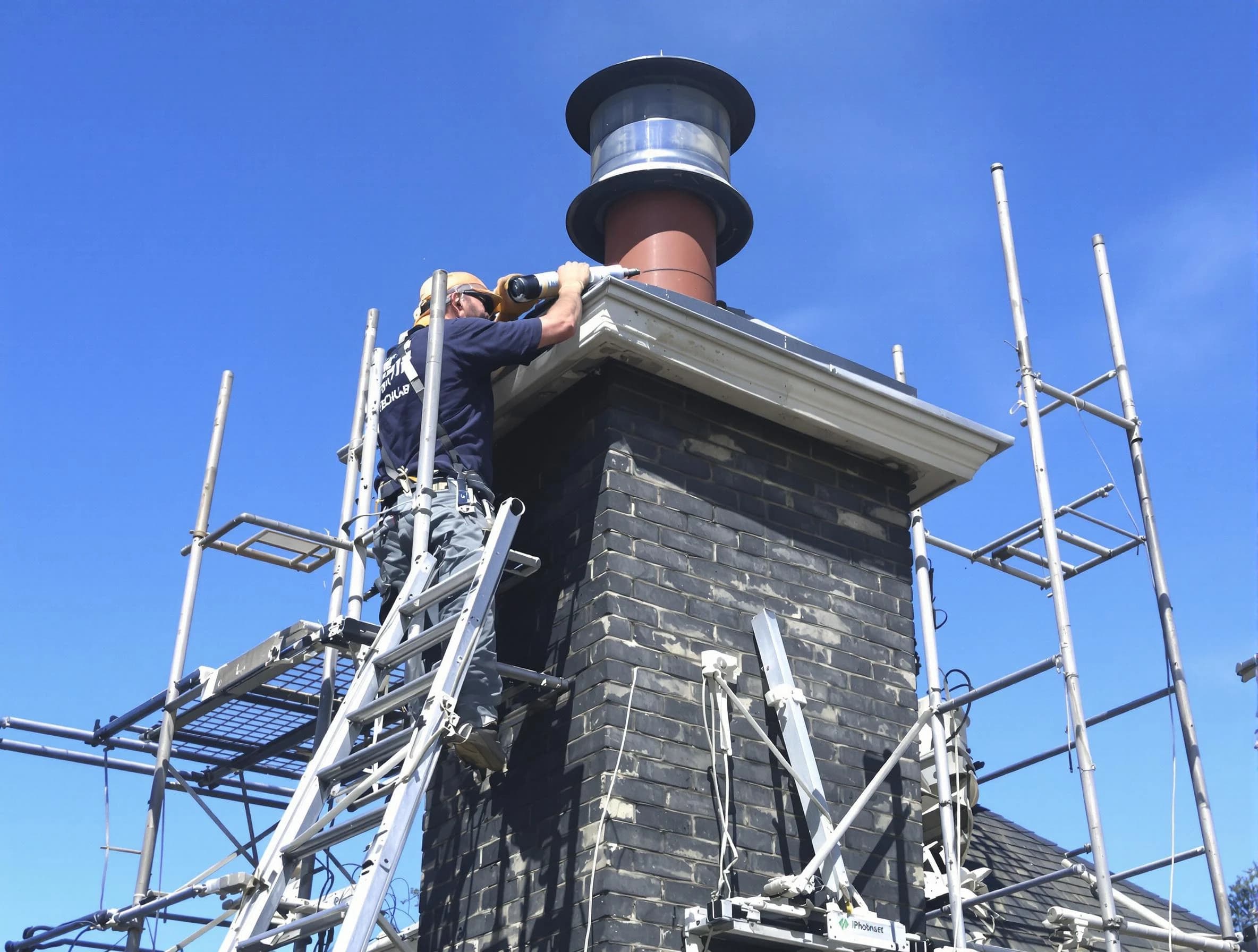 Sturdy chimney crown finished by Marlboro Chimney Sweep in Marlboro, NJ