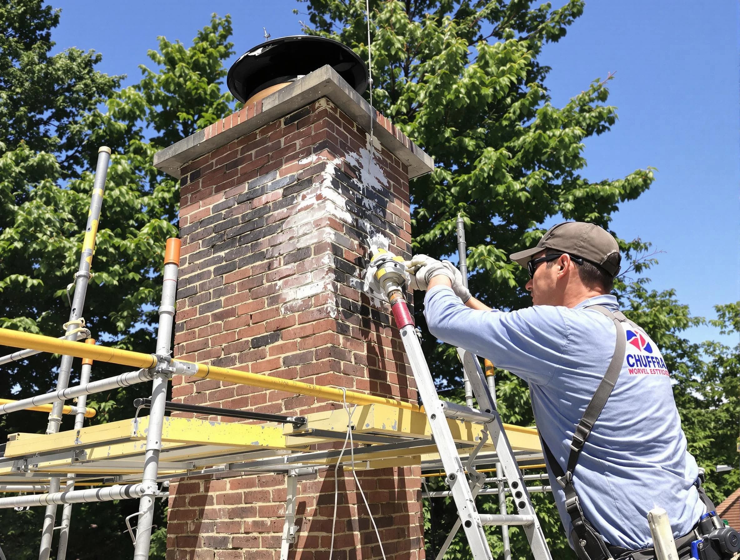 Structural chimney repair by Marlboro Chimney Sweep in Marlboro, NJ