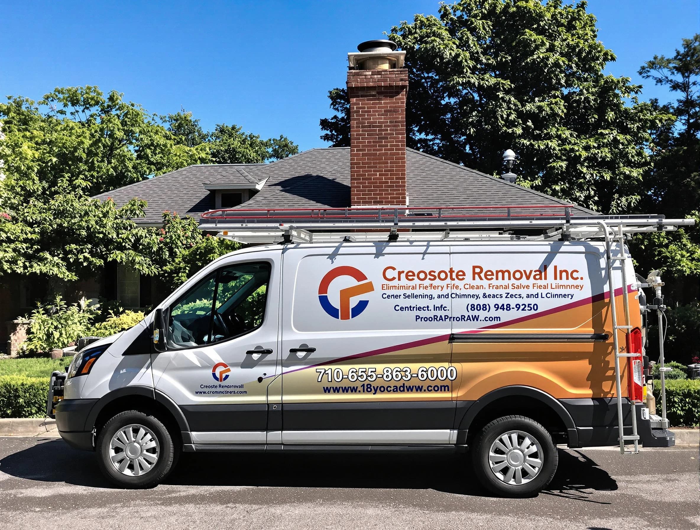 Marlboro Chimney Sweep technician removing creosote safely in Marlboro, NJ