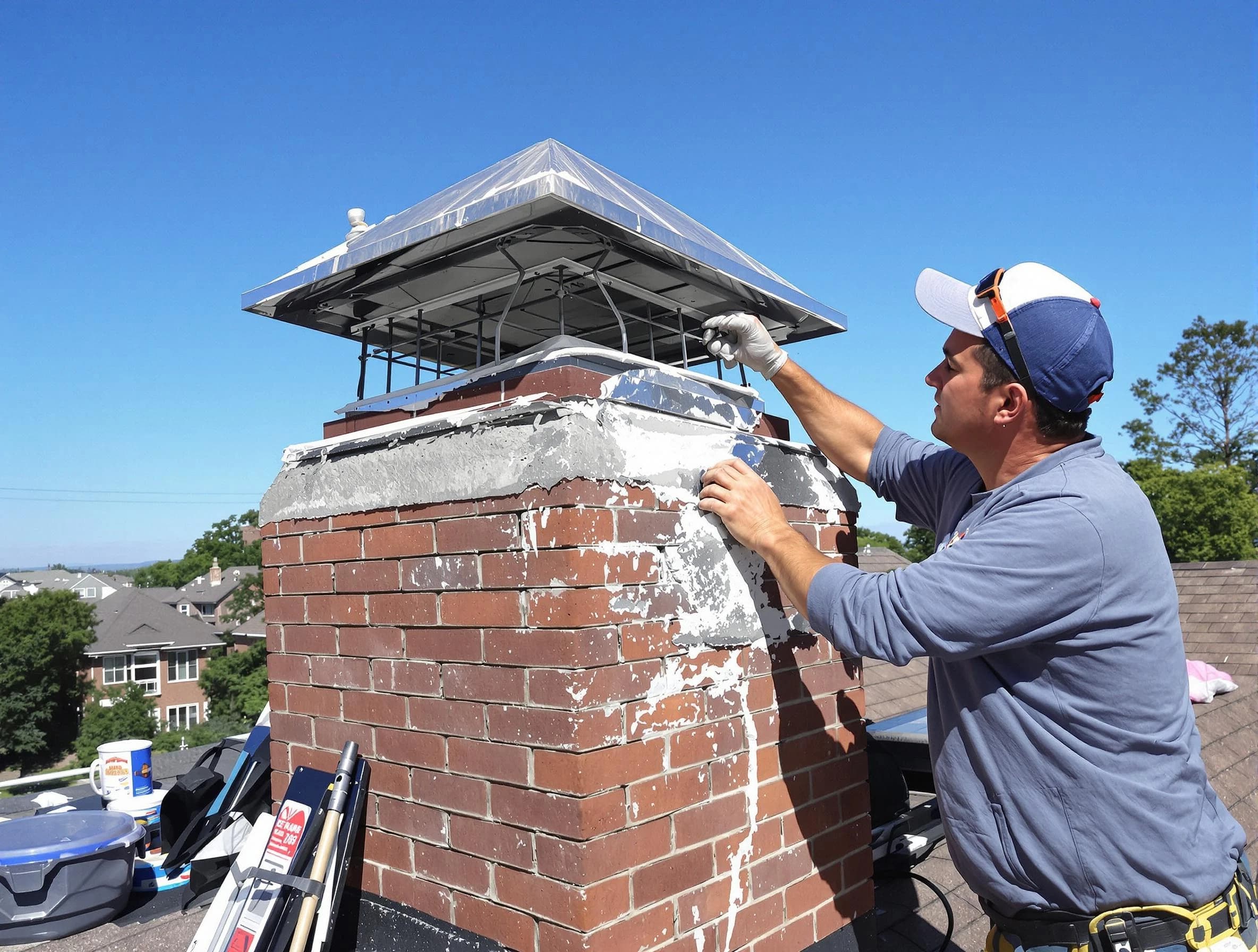 Chimney Crown Services service in Marlboro, NJ